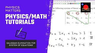 Solving Systems of Linear Equations Using Gaussian Elimination
