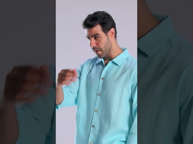 قميص أكوا - Aqua blu shirt