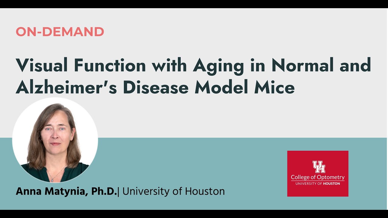 Journal Club | Visual Function with Aging in Normal and Alzheimer's Disease Model Mice