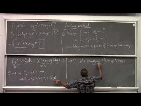 Math 391 Lecture 7 - Exact Equations with Integrating Factors