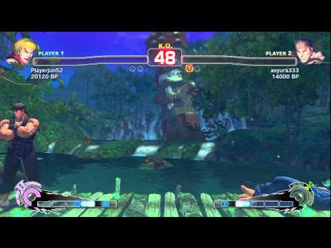 SSF4: Playerjun (Ken) VS asyura (Ryu)