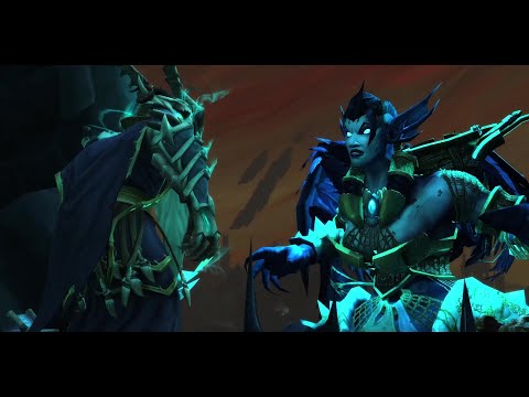 A Traitor's Due, Helya vs Primus Cinematic - 9.1 Chains of Domination, World of Warcraft Shadowlands