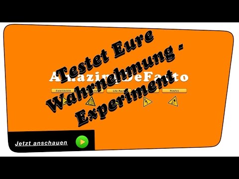 Selbstversuch zur Wahrnehmung - Experiment | Wissenschaft