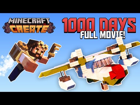1000 days FULL MOVIE | Minecraft Create Mod (Episodes 51 - 60)
