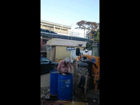 Barry bin laden takes a bath