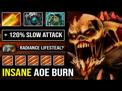 WTF 15Min Radiance Lifestealer AOE Burning +120% Skadi Attack Slow EZ Counter ALL DotA 2