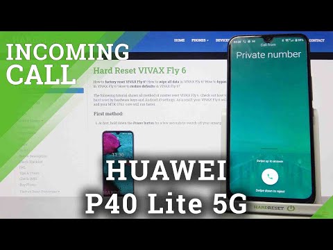 Available Options of Incoming Call in Vivax Fly 6 - Incoming Call Screen Presentation