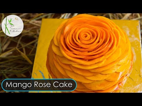 Mango Rose Cake (MRC)|Mango Layer Cake|Mango Petal Cake