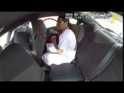 Dramatic video shows suspect leaping behind wheel of Dallas police car