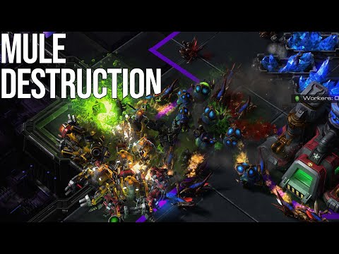 ACTION Packed Terran Vs Zerg Lategame | ByuN (T) vs soO (Z)