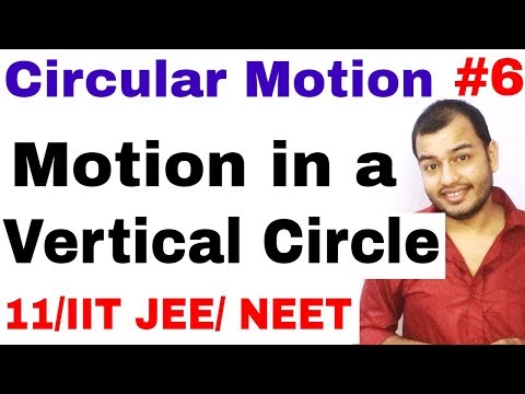 11 chap 4 || Circular Motion 06 || Motion in a Vertical Circle IIT JEE / NEET || Critical Velocity Video