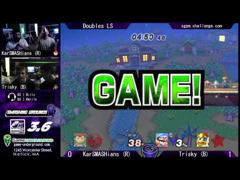 I Can't Believe It's Not Melee! What a Twist! Doubles - KarSMASHians (R) vs Trisky (B)