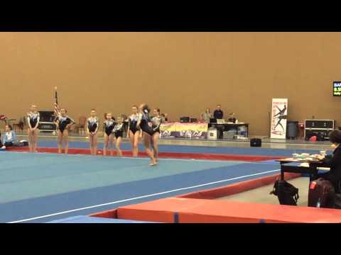 Tango gymnastics floor routine.  Ali Hays level 7 routine