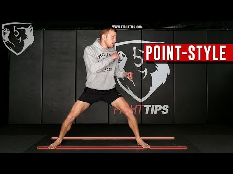 Point-Style Footwork (Karate/TKD) for MMA