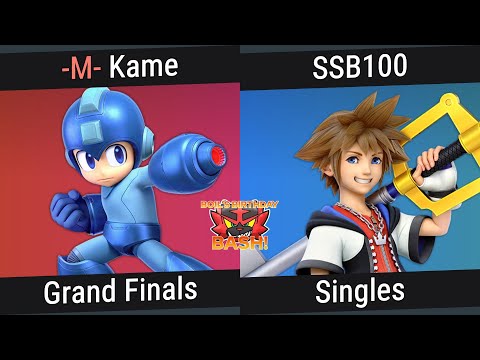 Boil's Birthday Bash - Grand Finals - -M- | Kame (Mega Man) vs SSB100 (Sora)
