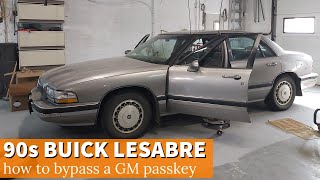Late 90s Buick LeSabre - How to Bypass a GM Passkey