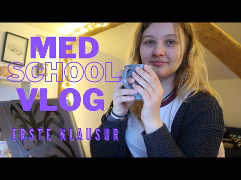 Medizin Uni Vlog💜|| Meine Erste Klausur im Medizinstudium 😬🤓 || 1. Semester Medizin