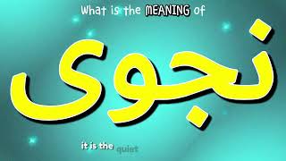 What is the Meaning of Najwa نجوى