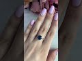 Серебряное кольцо с топазом Лондон Блю 2.3ct