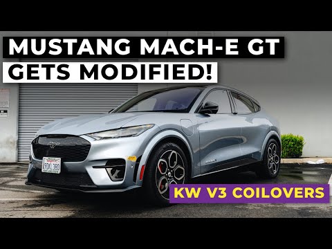 Modifying: Ford Mustang Mach-E GT Gets KW V3 Coilovers!