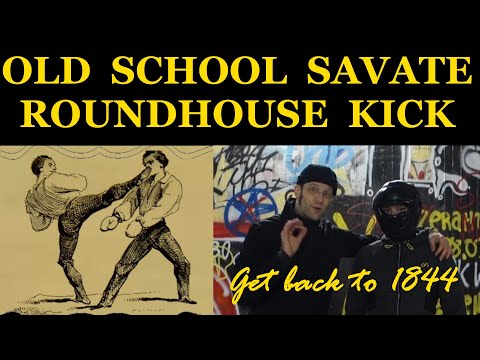 Kickboxer hate this trick - A Roundhouse kick variation from Savate