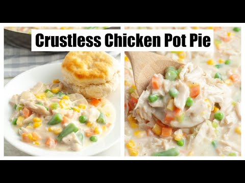 Crustless Chicken Pot Pie