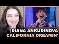 DIANA ANKUDINOVA Диана Анкудинова - California Dreamin' Reaction!! LIVE on Autoradio Авторадио