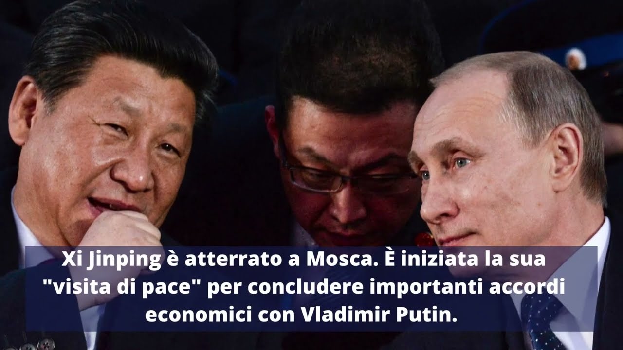 Xi Jinping atterra a Mosca (Il Fatto del giorno) Xi Jinping atterra a Mosca (Il Fatto del giorno)