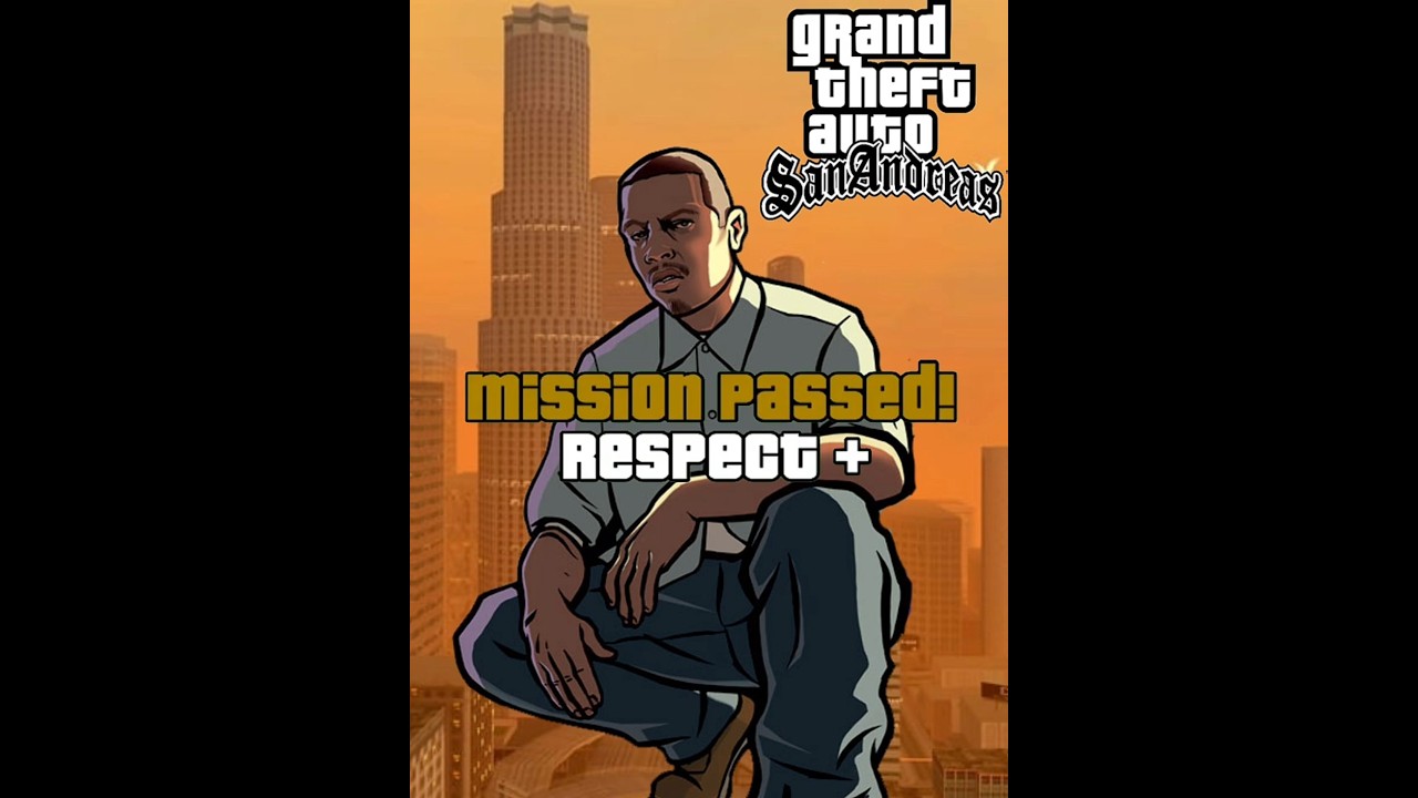 ASI SUENA LA MUSICA DE "MISION SUPERADA" EN TODOS LOS GTA #gta #grandtheftauto #shorts #viral