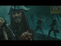 Epic Battle Of Captain Jack Sparrow And Captain Davy Jones BUT IN 4K ️