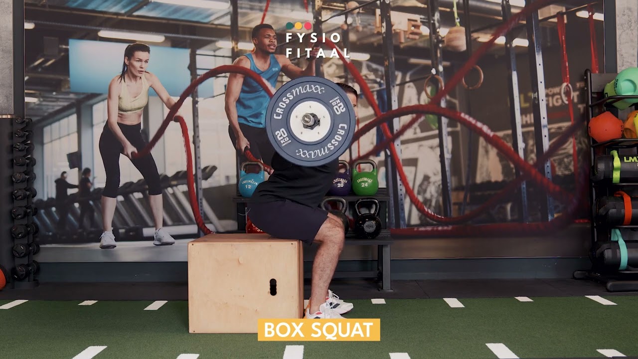 Video thumbnail: Box Squat — instructievideo