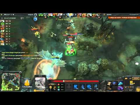 HighLights Team Liquid vs Sigma Third Place Decider  DOTA 2 Champions League