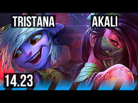 TRISTANA vs AKALI (MID) | KR Challenger | 14.23