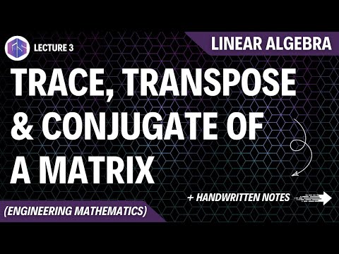 Lec 1 Algebra Of Matrices Linear Algebra