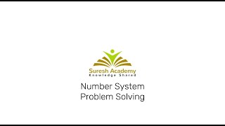 Download the video "Problem Solving Number System"