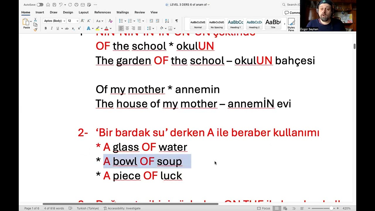 Ders 161: Legonun En Değerli Parçaları 1:  OF ANAM OF