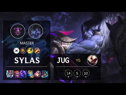 Sylas Jungle vs Lee Sin - KR Master Patch 10.24