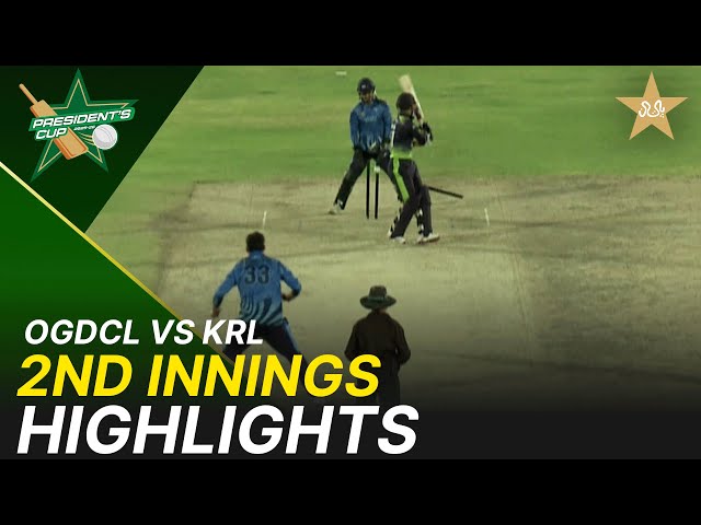 2nd Innings Highlights | OGDCL vs KRL –  President’s Cup Grade I 2025-26 | PCB | M2V1K
