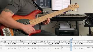 Línea de Bajo (bass cover) - No Me Alcanza el Tiempo - Santa Sabina - Tablatura