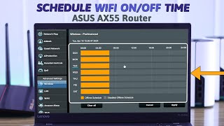 How To Schedule Turn OFF/ ON Internet on ASUS AX55 Router!