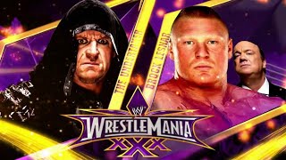 Download lagu WWE WrestleMania 30 Brock Lesnar vs The Undertaker Full Match mp3