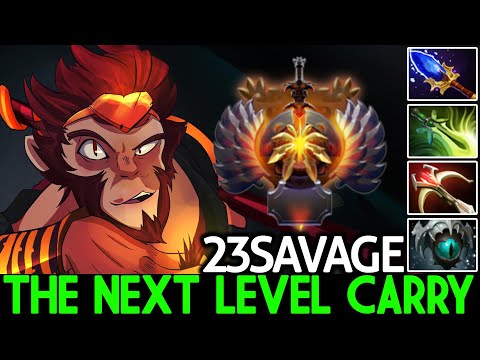 23SAVAGE [Monkey King] The Next Level Carry Plays Tryhard Mode Dota 2