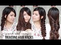 BEST HAIR HACKS TUTORIALS ♥ Quick & Easy Braided Hairstyles