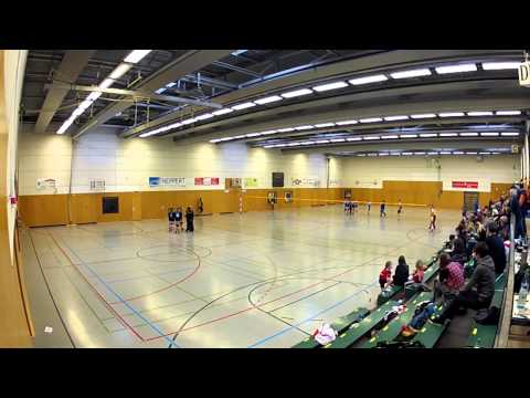 Faustball Deutsche Meisterschaft U14 Halle 14/15 Spiel um Platz 5 Schülp Gärtringen