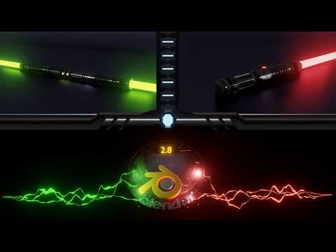 Introduction Blender 2 8 creating a lightsaber for beginners