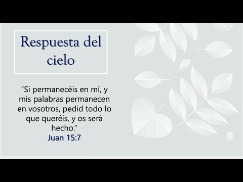 RESPUESTA DEL CIELO