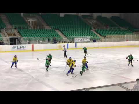 U-12 DP 18.11.2017 HK Olimpija Beli - HK ECE Celje 3:10, ogrevanje in zadetek