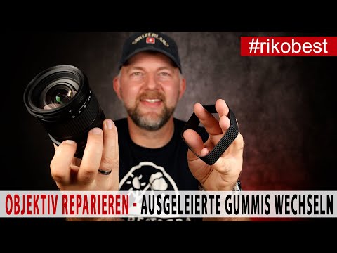 Objektiv einfach selbst Reparieren - Ausgeleierten Objektiv Gummi vom Zoom- oder Fokusring wechseln