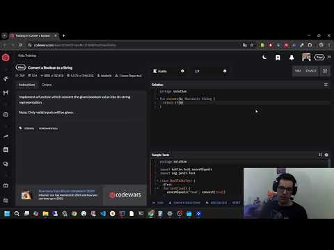 BOOLEAN TO STRING | CODE WARS | KOTLIN | ENG