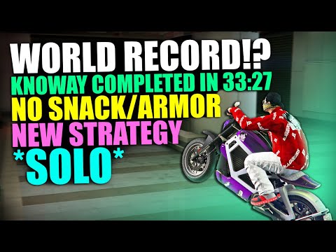 GTA Online Knoway Out Speedrun! Easy Tier 4 Challenge With New Strat! World Record!?
